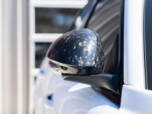 Alfa Romeo Giulia Mirror Covers - Carbon Fiber - Caps - Feroce Carbon - Forged Carbon